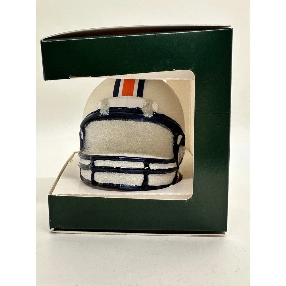 Old‎ World Christmas Auburn University Tigers Football Helmet Glass Ornament NIB